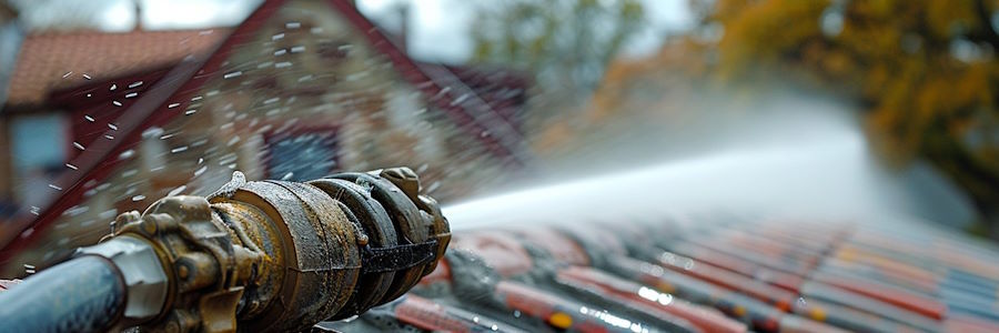 Nettoyage de toiture au Kärcher