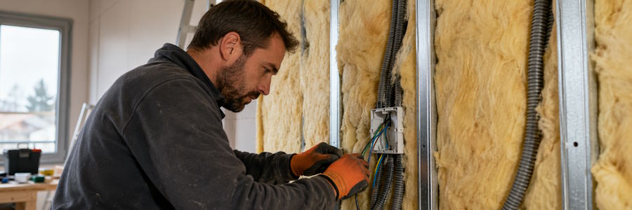 Travaux d'électricité et isolation